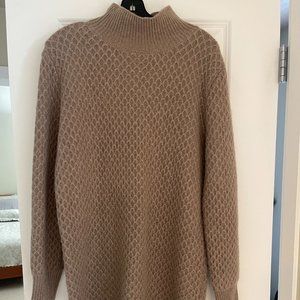 La Ligne mock neck cashmere sweater dress